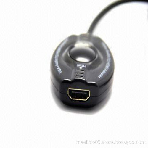 VGA + Audio + USB to HDMI Cable
